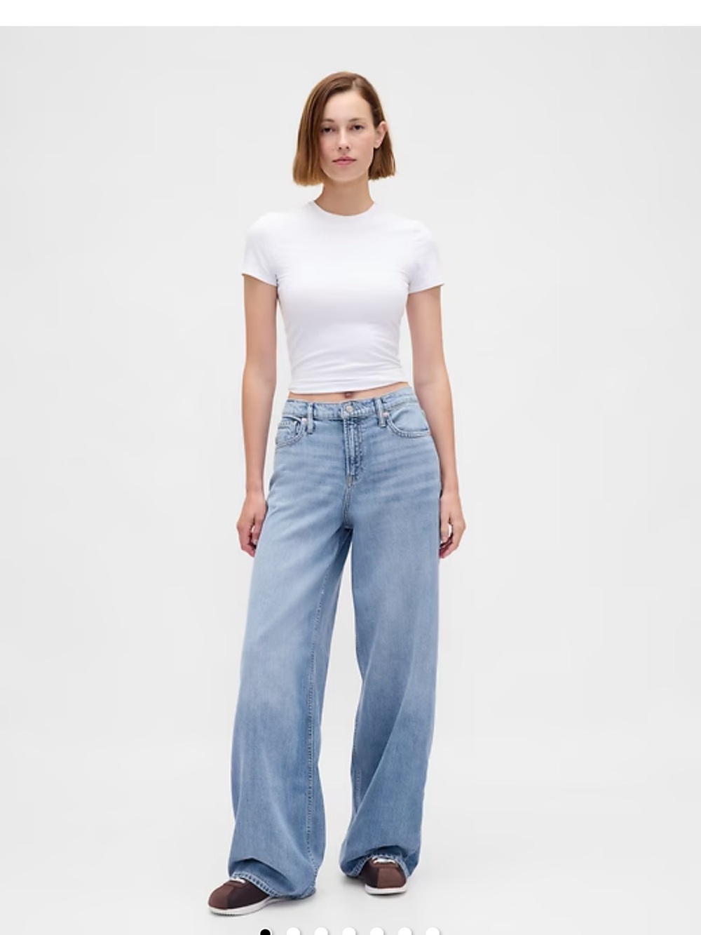 GAP Light Blue Wide Leg Jeans